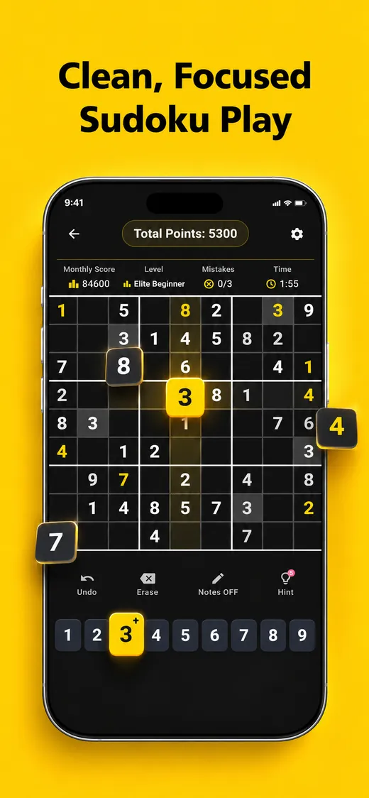 A game in progress on the board